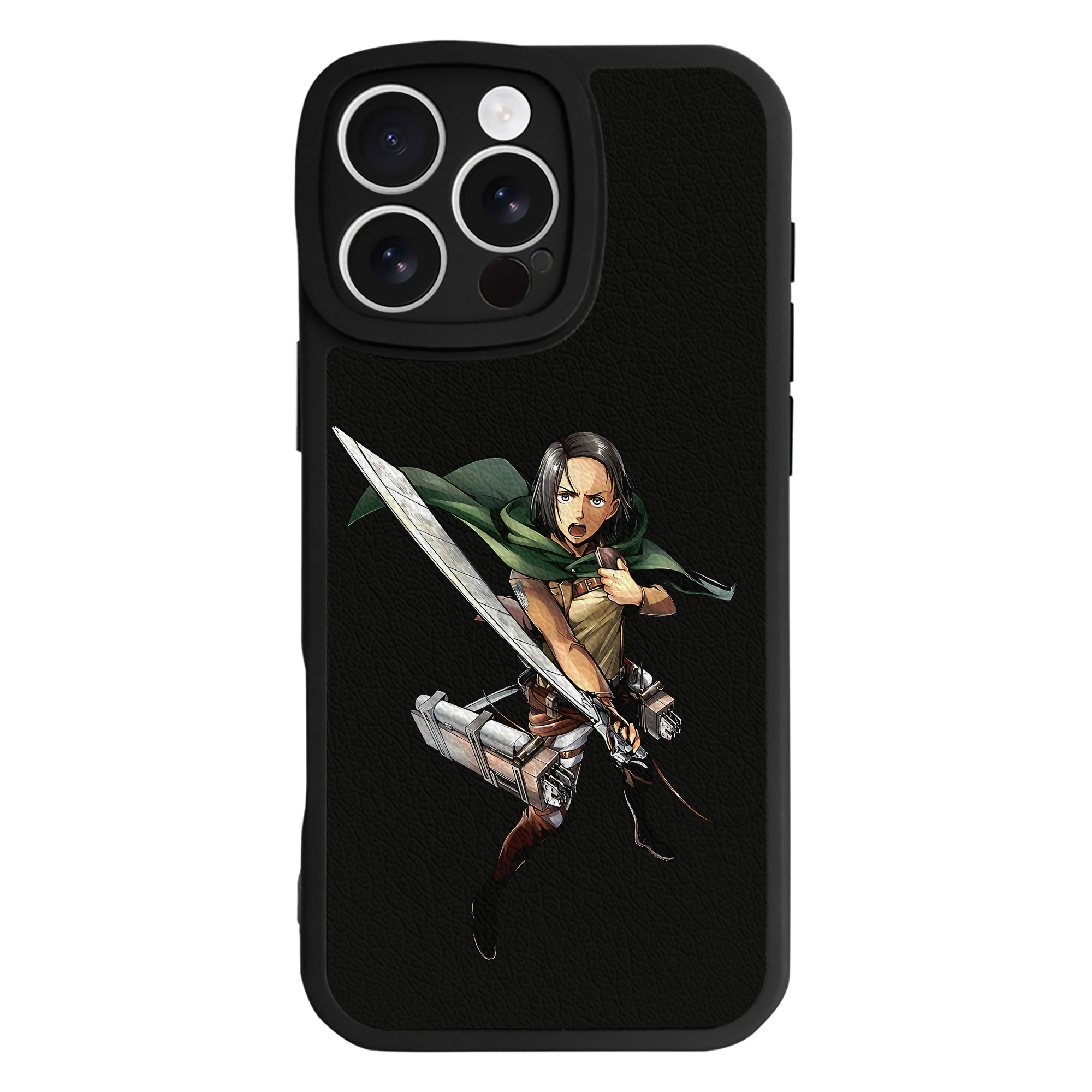 （画像用） 進撃の巨人 Attack on Titan 【iPhone 16シリーズ対応】シリコンスマホケース（レザー調） 材質：シリコン
